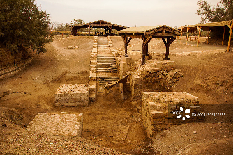 耶稣受洗的地方图片素材