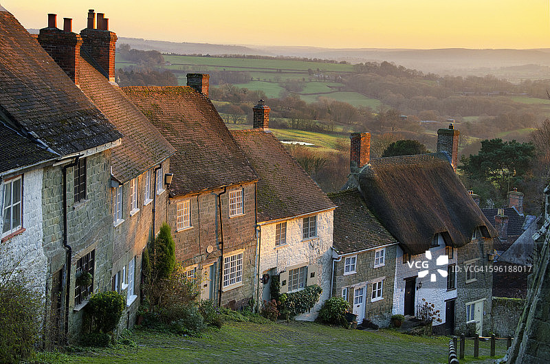 戈尔德希尔，沙夫茨伯里图片素材