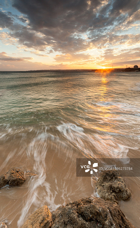 傍晚的南湾图片素材