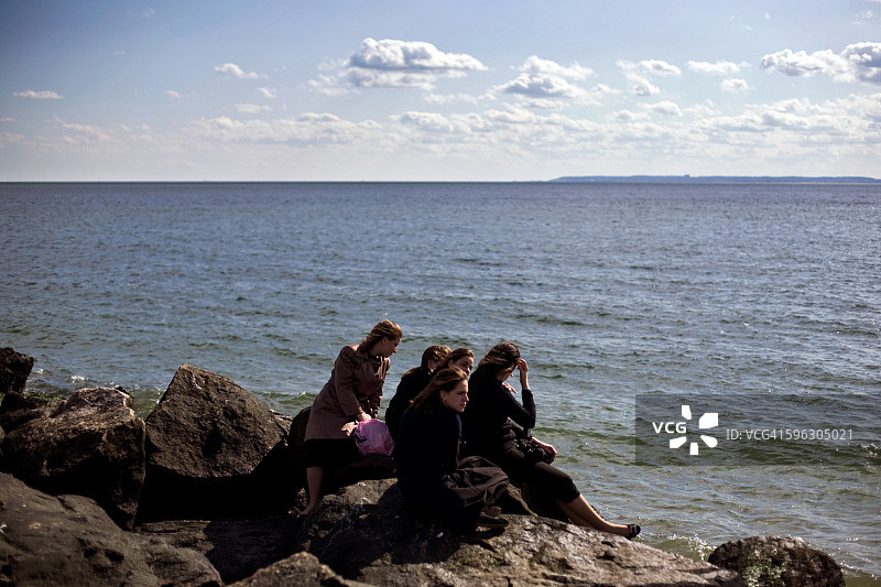 康尼岛岩石图片素材