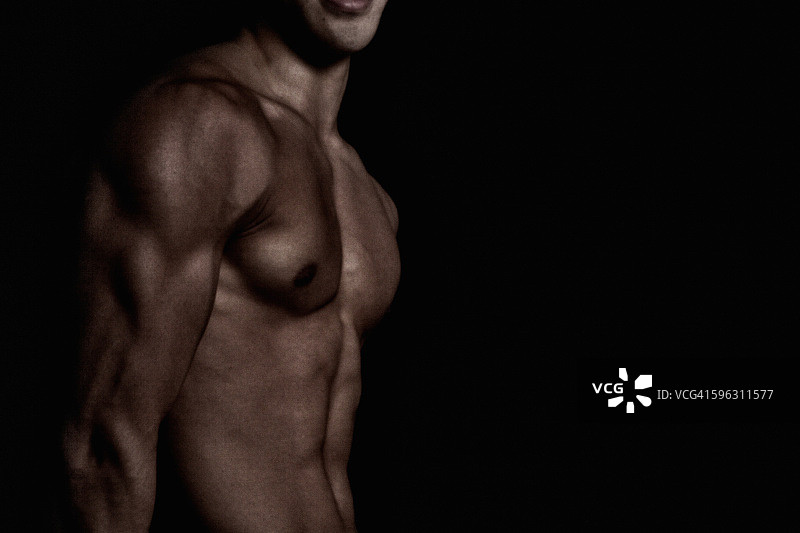 健壮的男性躯干图片素材