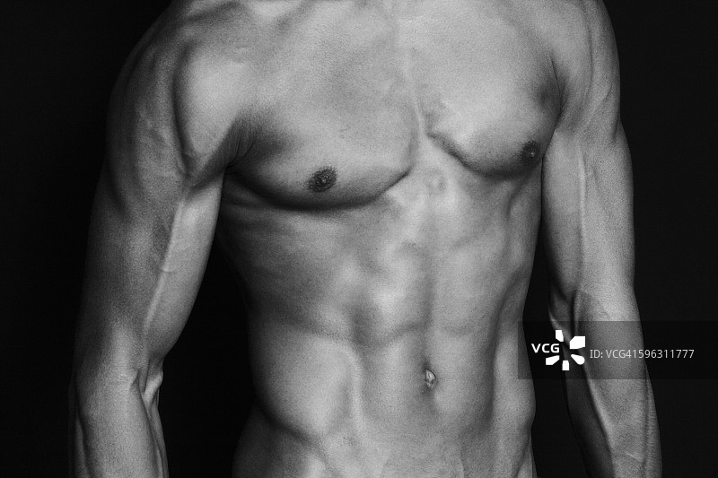 健壮的男性躯干图片素材