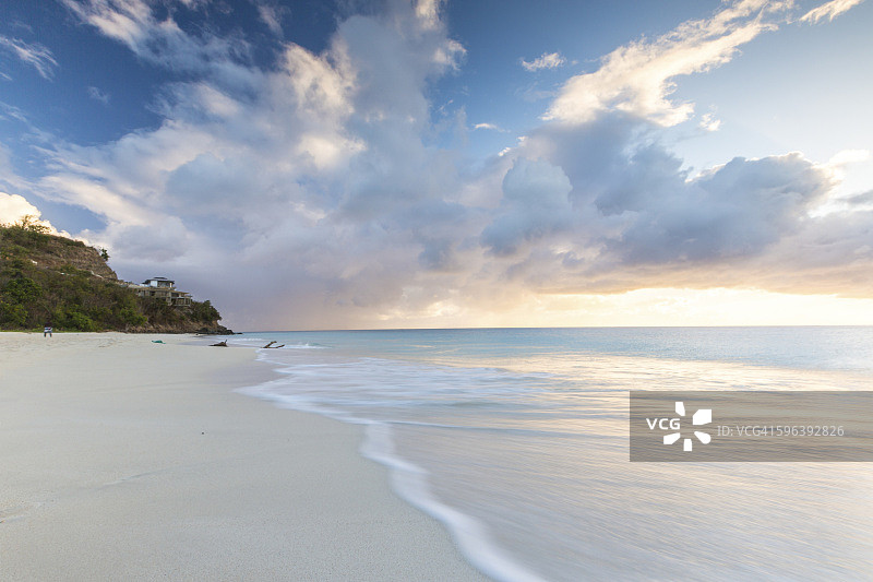 安提瓜和巴布达弗莱尔斯海滩图片素材