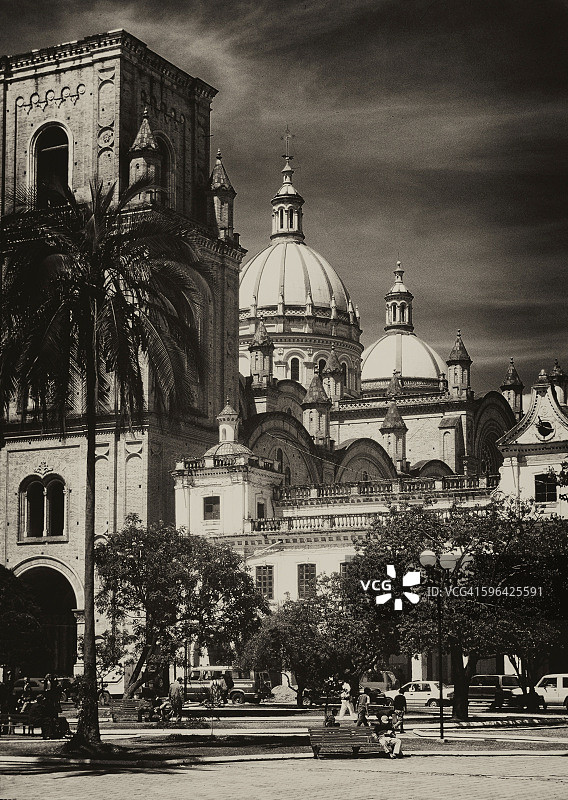 厄瓜多尔昆卡新主教座堂图片素材