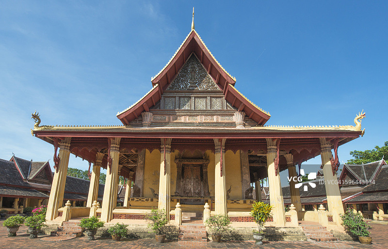 老挝万象西萨格寺图片素材