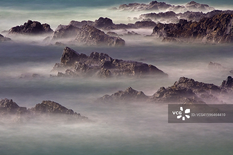 英国泽西岛圣乌昂湾图片素材