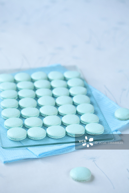 蓝色马卡龙外壳图片素材