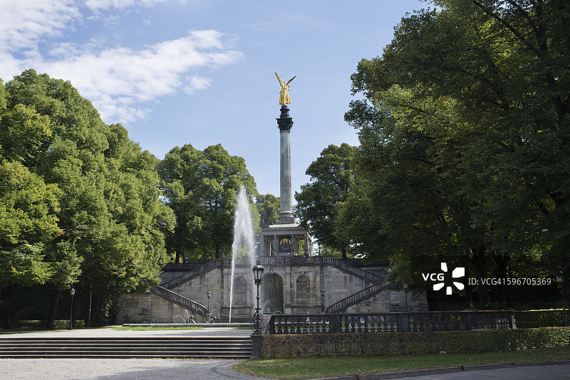 慕尼黑和平天使纪念碑图片素材