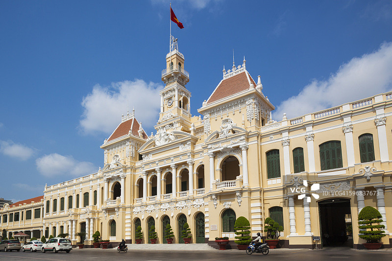 越南胡志明市外观图片素材