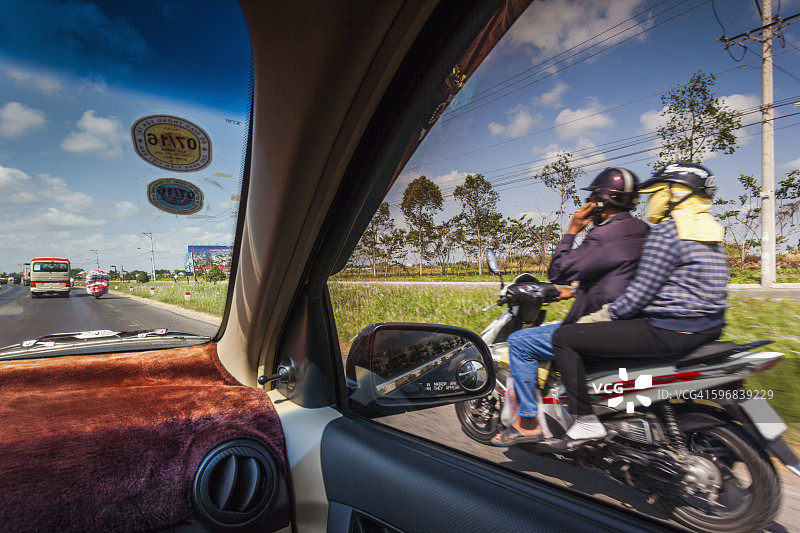越南湄公河三角洲外部景观图片素材