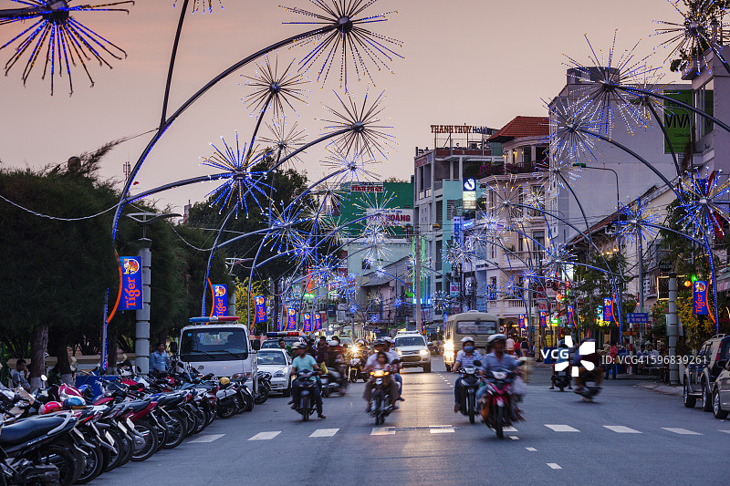 越南湄公河三角洲外部景观图片素材