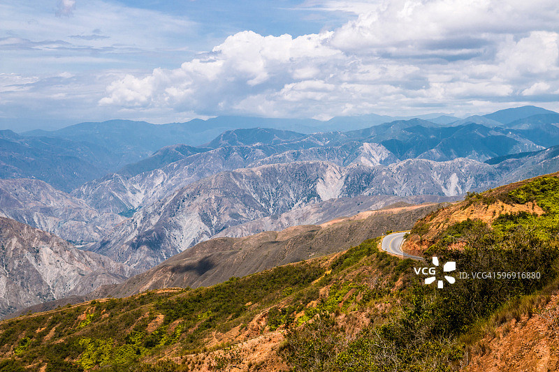 哥伦比亚奇卡莫查峡谷图片素材