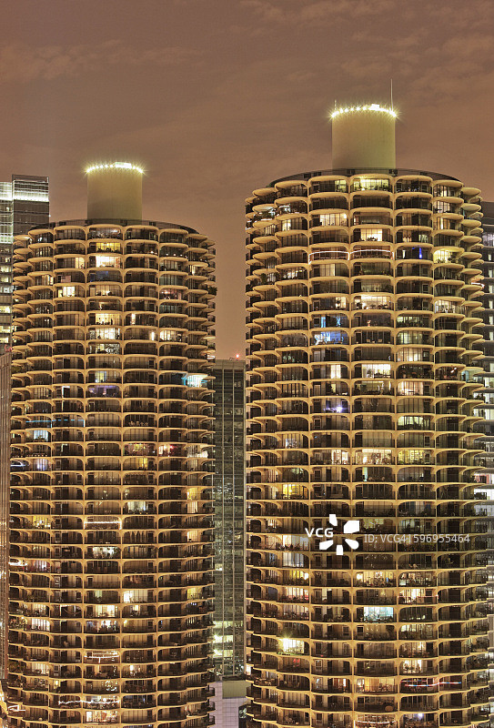 芝加哥滨海城大厦图片素材