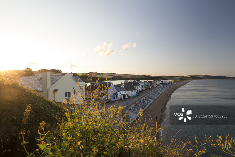 德文郡斯拉普顿雷自然保护区托克罗斯图片素材