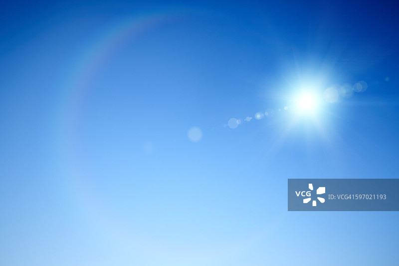 阳光耀斑图片素材