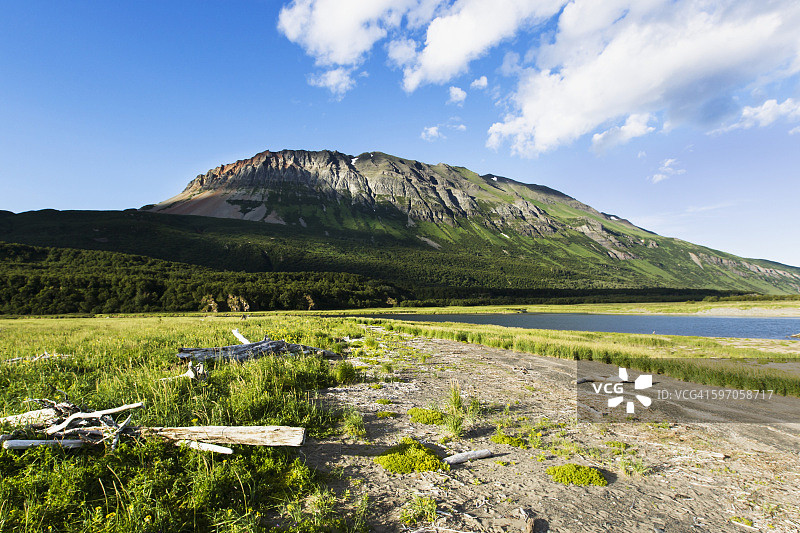 卡特迈国家公园哈罗湾，阿拉斯加半岛图片素材