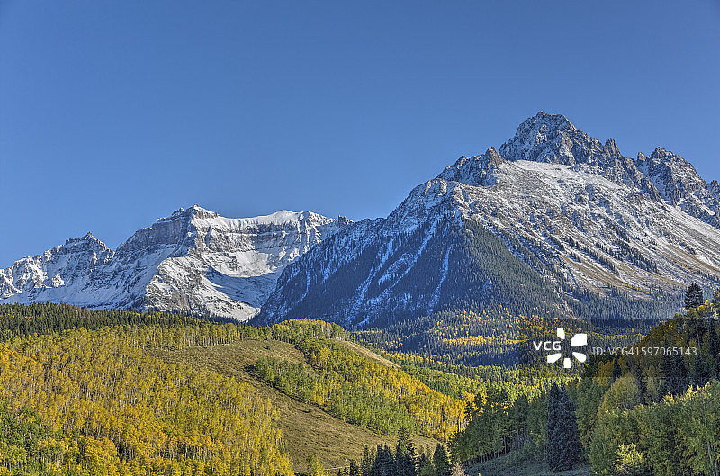 秋色：斯内夫斯山脉7号公路附近，乌雷图片素材