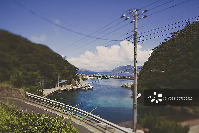 小岛港口风光图片素材