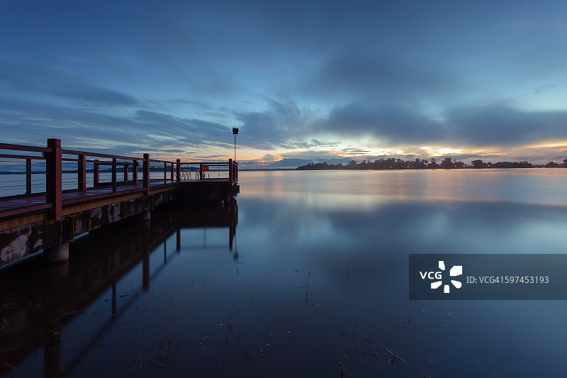 湖镇码头图片素材