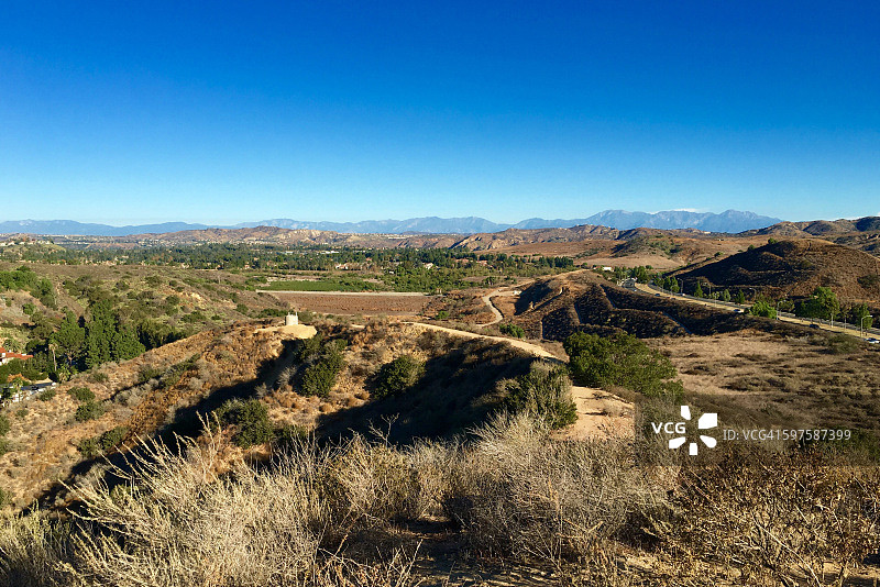 彼得斯峡谷区域公园，加利福尼亚州橙县图片素材
