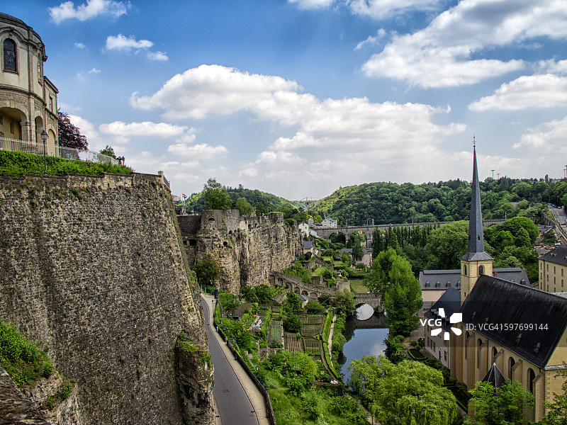 卢森堡全景图片素材