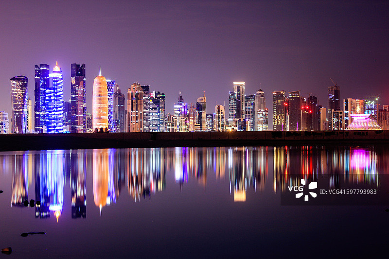 多哈摩天大楼图片素材