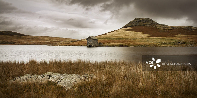 德沃克湖船屋图片素材