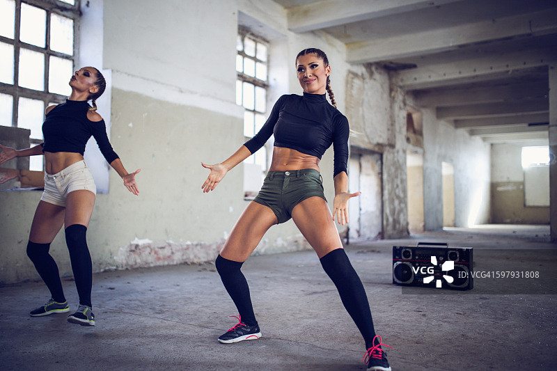 女子舞蹈队图片素材