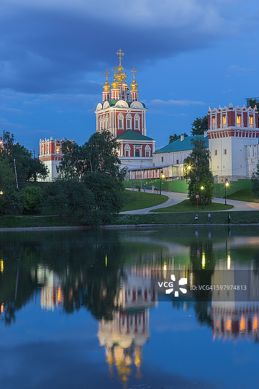 莫斯科新圣女修道院图片素材