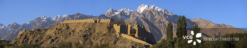 中国新疆塔什库尔干石头城图片素材