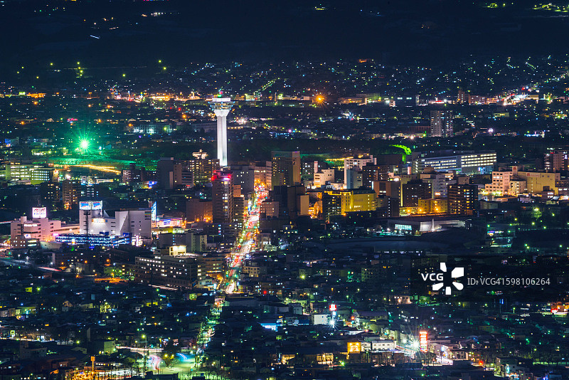 日本北海道函馆夜景图片素材
