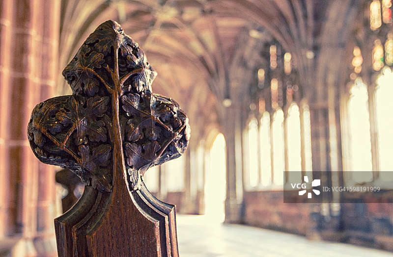 伍斯特大教堂回廊图片素材