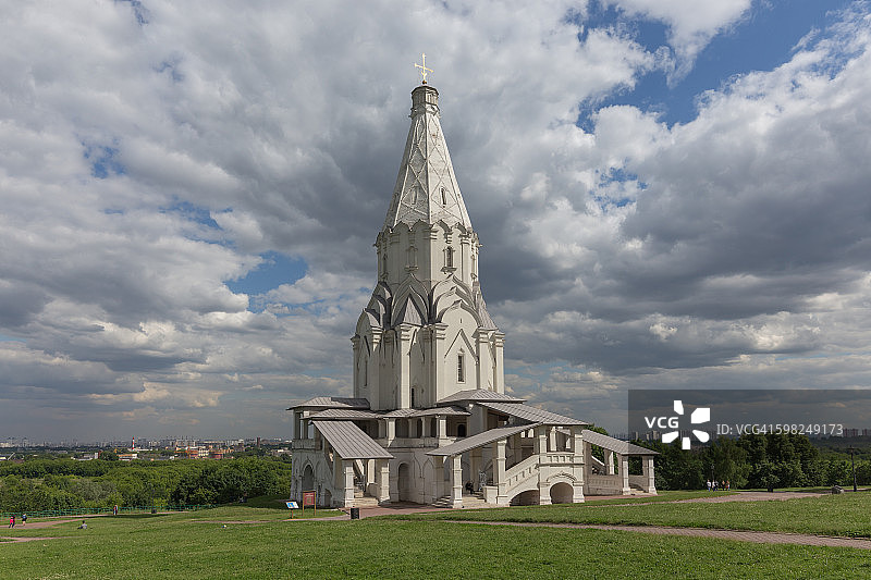 俄罗斯莫斯科的科洛缅斯科耶庄园图片素材