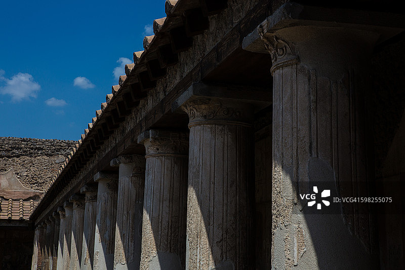 庞贝古城图片素材