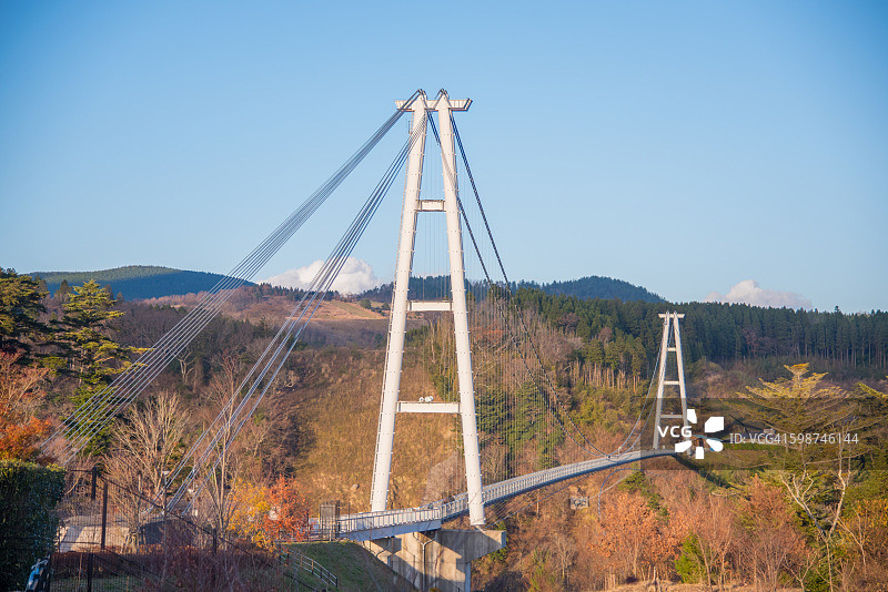 日本九州九重“梦”大吊桥图片素材
