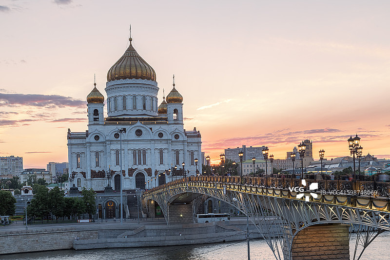 俄罗斯基督救世主主教座堂图片素材