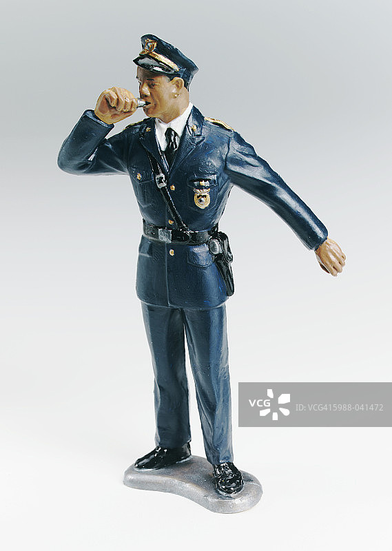 交通警察人偶图片素材