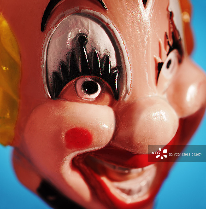 小丑娃娃脸图片素材