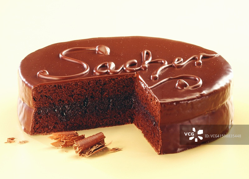 萨赫蛋糕图片素材