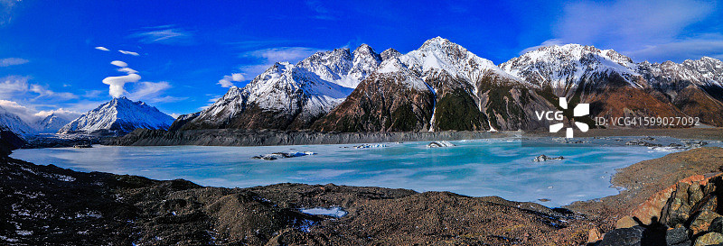 塔斯曼冰川图片素材
