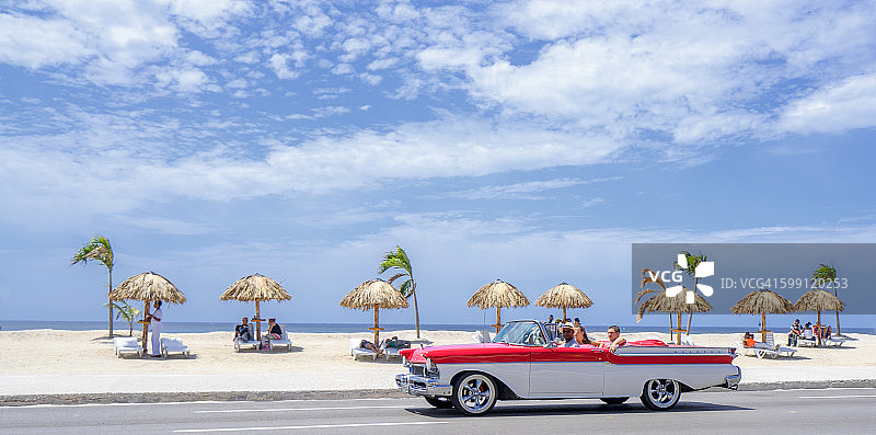 古巴哈瓦那海滩图片素材