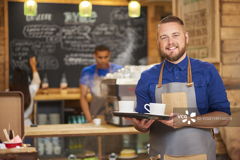 咖啡店咖啡师图片素材