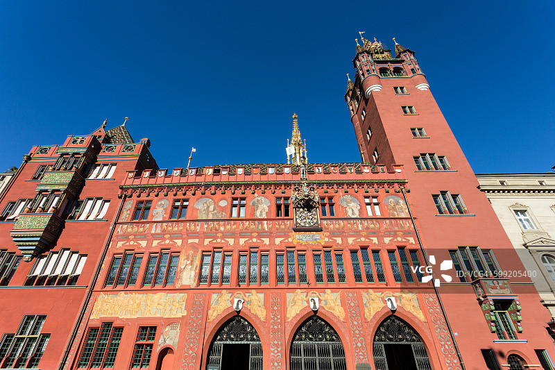 瑞士巴塞尔市政厅图片素材