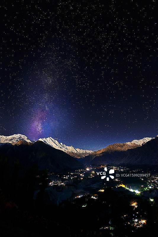 罕萨山谷图片素材