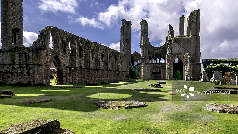 安格斯苏格兰阿布罗斯修道院图片素材