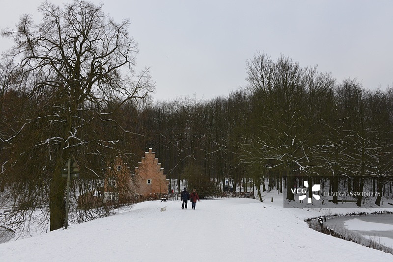 冬季自然漫步图片素材