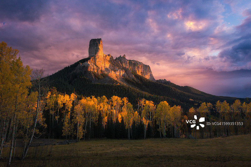 科罗拉多州的秋叶图片素材