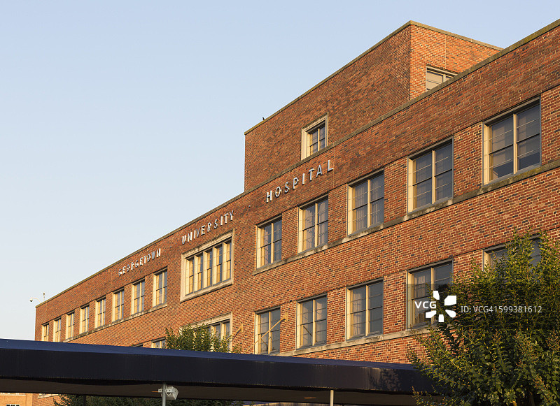 美国华盛顿特区乔治城大学医院大楼图片素材
