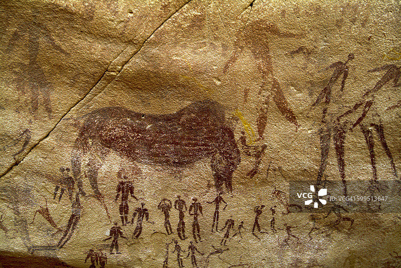 埃及，西部沙漠，吉勒夫盖比尔图片素材