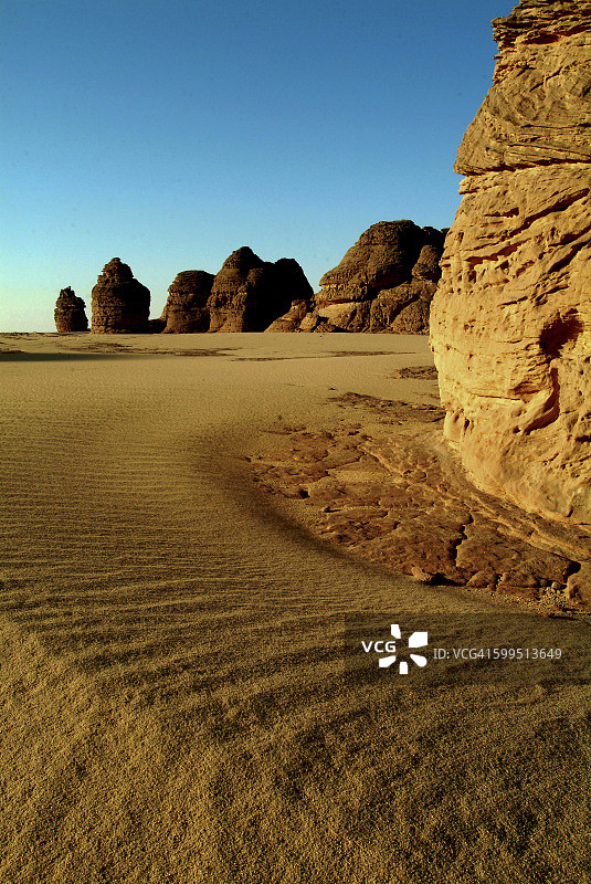 埃及，西部沙漠，吉勒夫盖比尔图片素材